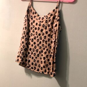 Women’s leopard print camisole